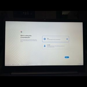 Chrome Lenovo laptop